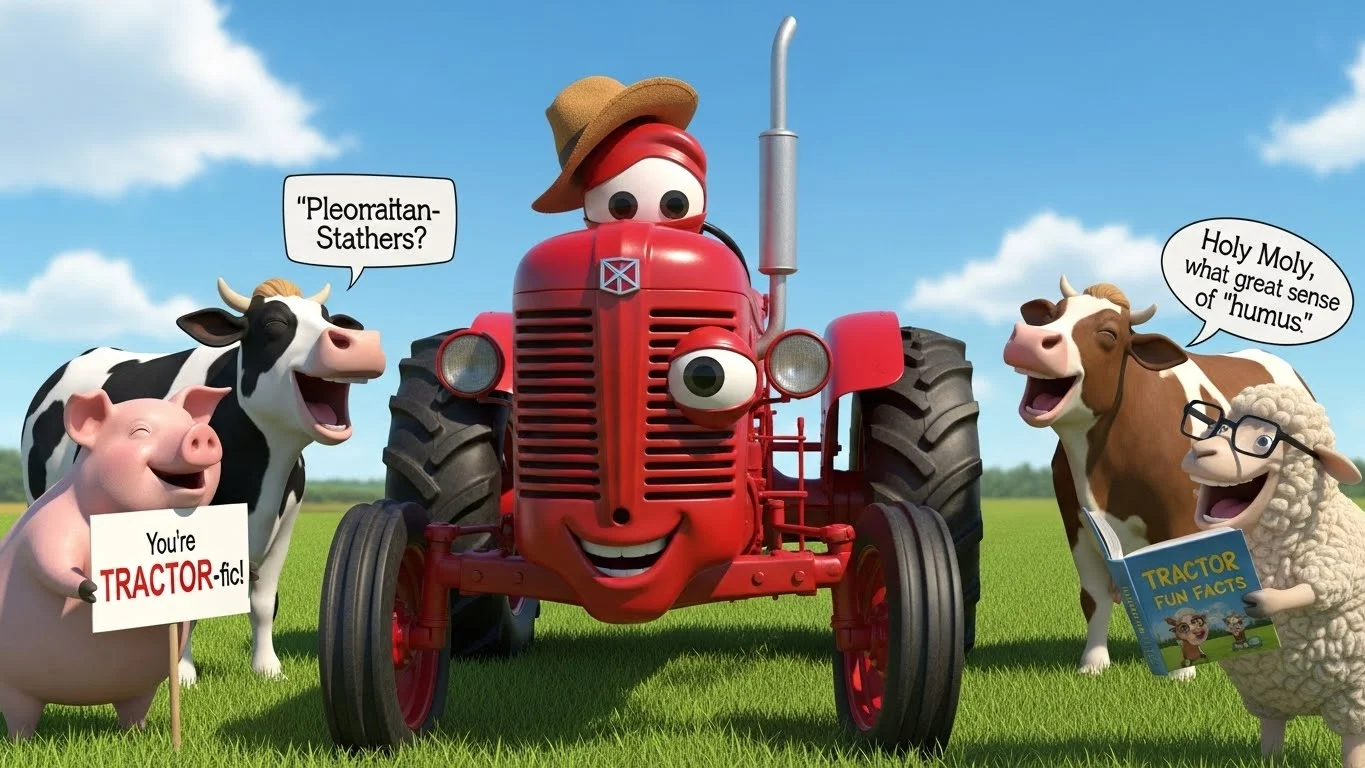 😂 Funny Tractor Puns Captions