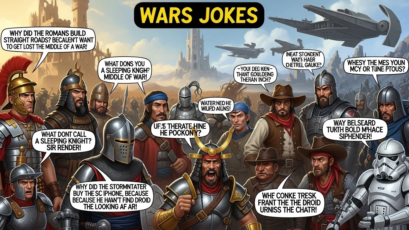 😂 Funny Wars Joke Captions