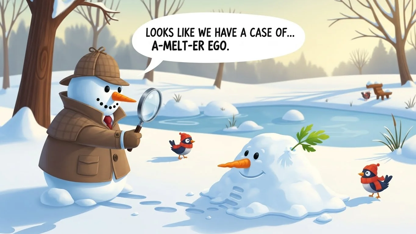 😂 Funny Winter Puns Captions