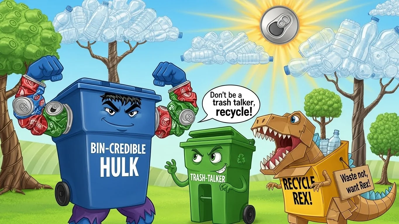 🚮 Funny Recycling Puns Captions