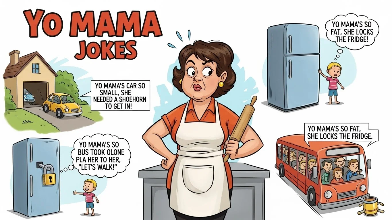 🤣 Funny Yo Mama Jokes Captions