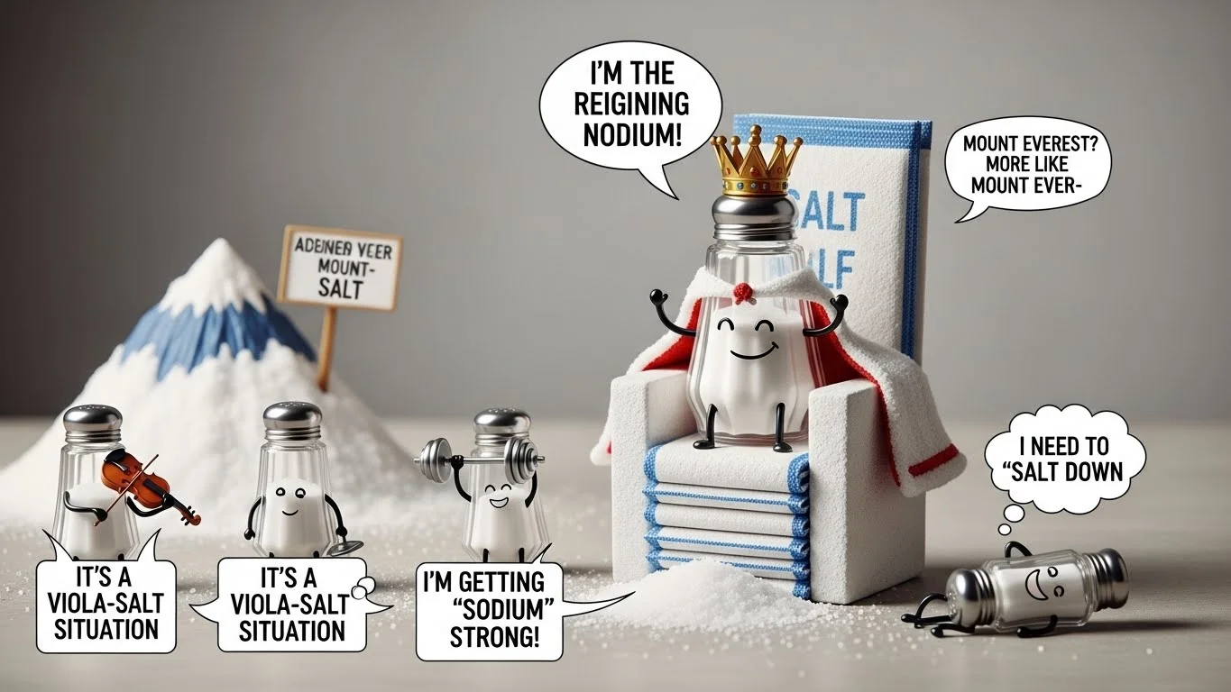 🧂 Funny Salt Puns for Everyday Laughs
