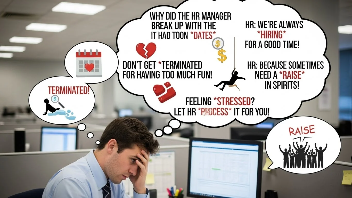 🧑‍💼 Funny HR Puns Captions