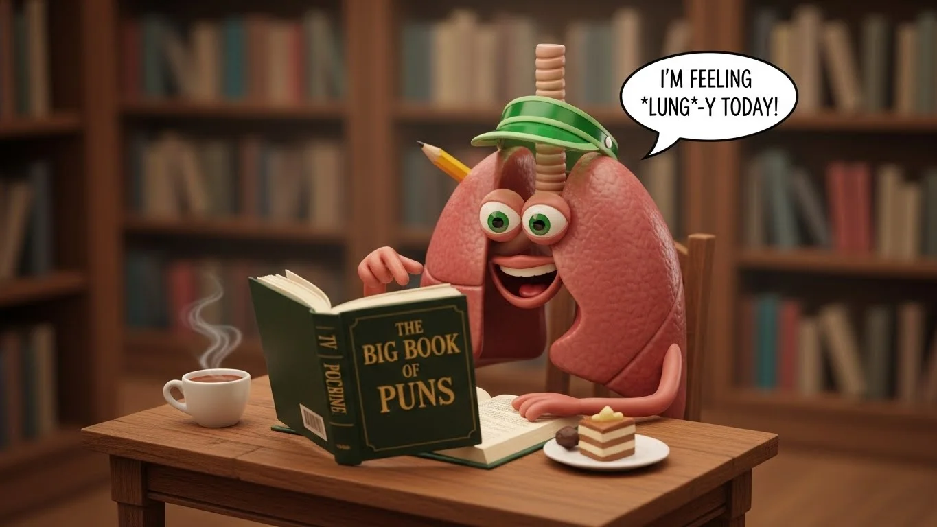 🫁 Funny Lung Puns Captions